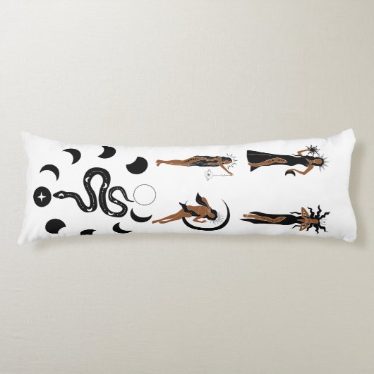 Astrology Girl Lichaamskussen (Voorkant)