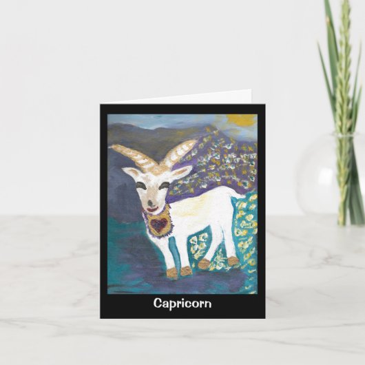 Astrology Horoscope Capricorn Kaart (Voorkant)