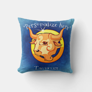 Astrology Horoscope Taurus Decorative Throw P Kussen