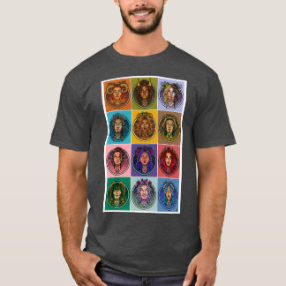 Astrology Queens v T-shirt