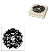 Astrology Ram Zodiac Design Rubber Stamp Rubberstempel (Gestempeld)