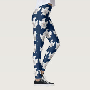 Astrology Sign Angel Leggings Gnome Cancer