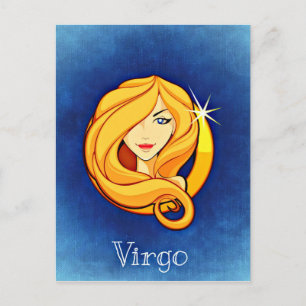 Astrology Sign Virgo Briefkaart