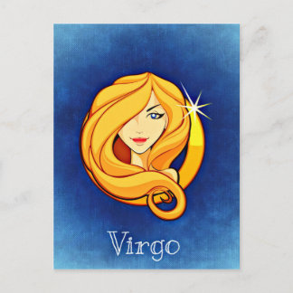Astrology Sign Virgo Briefkaart