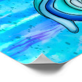 Astrologyteken Aquarius Horoscope Zodiabol Poster (Hoek)