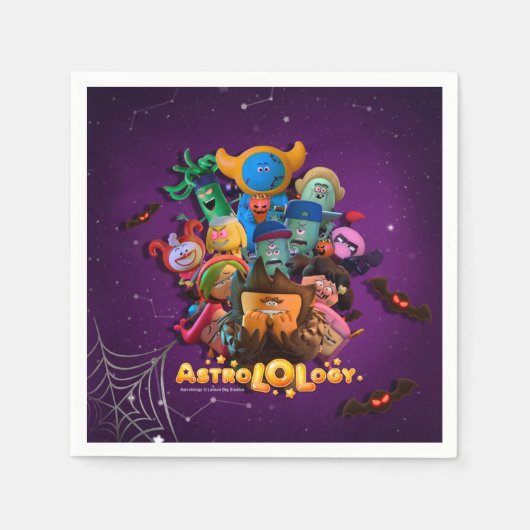 AstroLOLogy Halloween serviettes en papier (Devant)