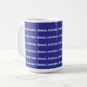 AstroloME Gemini Coffee Mok (Voorkant links)