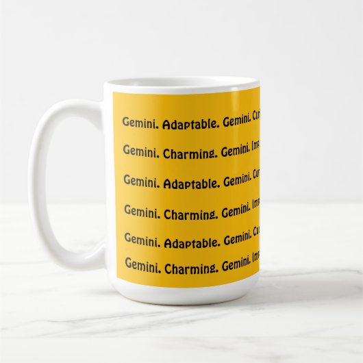 AstroloME Gemini Mug café (Gauche)