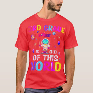 Astronaut 3e graad uit deze wereldruimte terug naa t-shirt