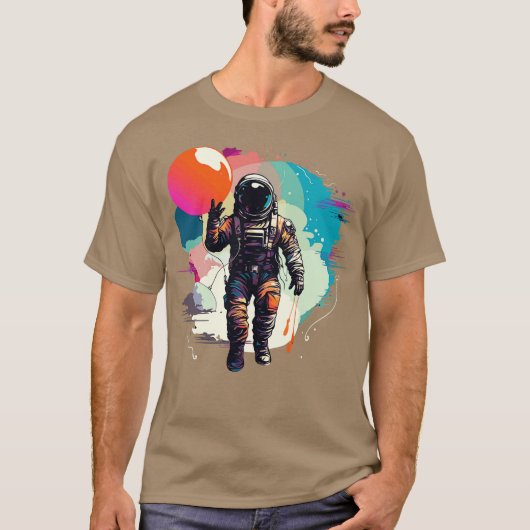 Astronaut 4 t-shirt (Voorkant)