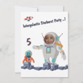 Astronaut 5th Birthday Kaart (Voorkant)