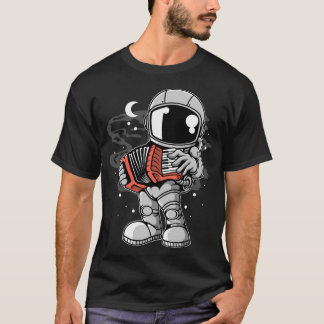 Astronaut accordeon - grappige liefhebbers van de  t-shirt
