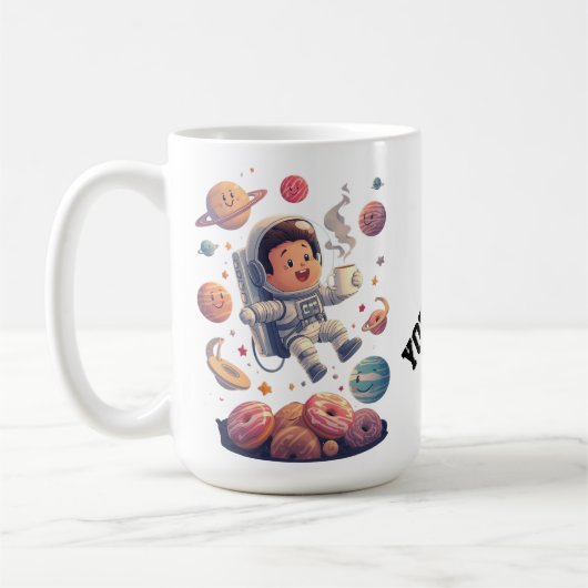 Astronaut Adventure Mug – Exploring the Galaxy (Gauche)