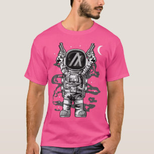 Astronaut Algorand Coin ALGO naar de maan Crypto n T-shirt