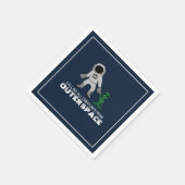 Astronaut & Alien, Outerspace Servet (Hoek)