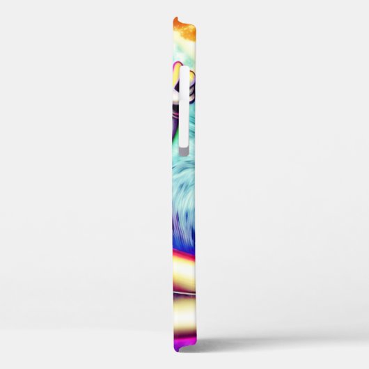 ASTRONAUT AND HIS COSMIC SURFING ADVENTURE Case-Mate iPhone CASE (Achterkant / Links)