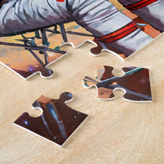 Astronaut Anniversaire 1 Easy Cerveau Art Puzzle P (Côté)
