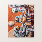 Astronaut Anniversaire 1 Easy Cerveau Art Puzzle P (Vertical)