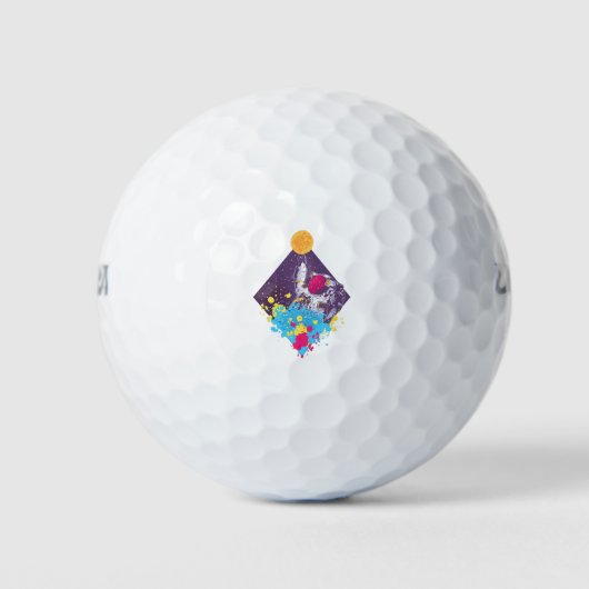 Astronaut Art Golfballen (Voorkant)