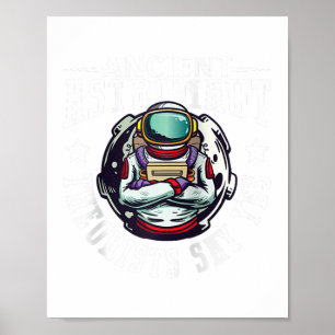 Astronaut Astronomie Zonnestelsel Buiten de ruimte Poster