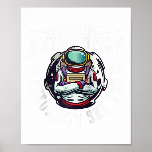 Astronaut Astronomie Zonnestelsel Buiten de ruimte Poster (Voorkant)