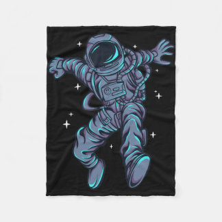 Astronaut Astrostar in de ruimte Fleece Deken