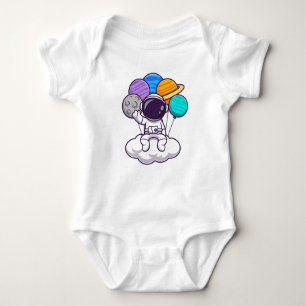 Astronaut baby ballonnen! romper
