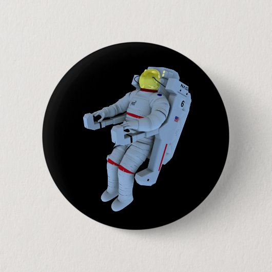 astronaut badge ronde button 5,7 cm (Voorkant)