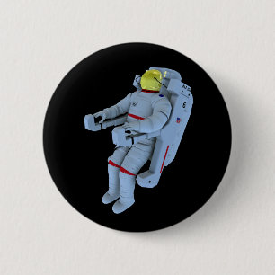 astronaut badge ronde button 5,7 cm