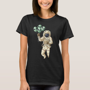 Astronaut Ballonnen Alien Ufo Ruimte Astronaut T-shirt