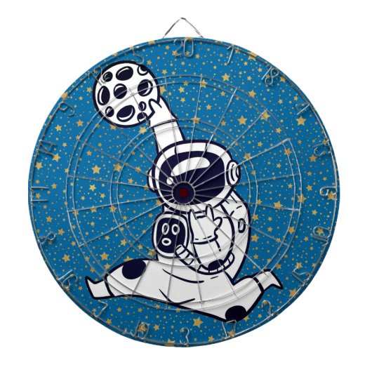 Astronaut Basketball Dartbord (Voorkant)