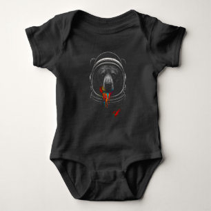 Astronaut Beer met Neonverf Cosmic Dier Romper