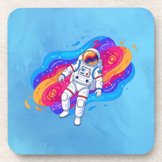 Astronaut Bier Onderzetter (Voorkant)