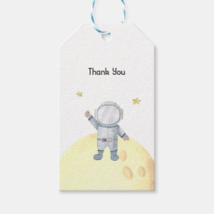 Astronaut Birthday Dank u Label Cadeaulabel