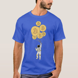 Astronaut Bitcoin Balloon T-shirt