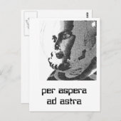 astronaut briefkaart (Voorkant / Achterkant)