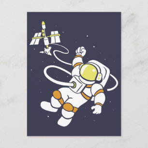 Astronaut Briefkaart