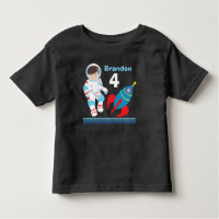 Astronaut buiten ruimte koele aangepaste verjaarda