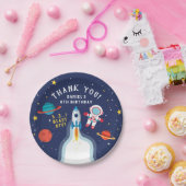 Astronaut Buitenruimte Dag Dank u Papieren Bordje (Feest)