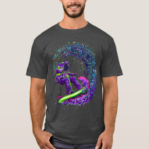 Astronaut Buitenspatie Surfer Cool T-Shirt