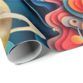 Astronaut Cadeaupapier (Rol Hoek)