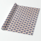 Astronaut Cadeaupapier (Uitgerold)