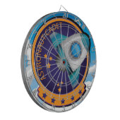 Astronaut Cadet Badge Dartbord (Voorkant Links)