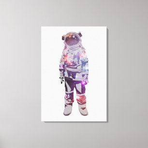 Astronaut Canvas Afdruk