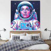 ASTRONAUT CANVAS AFDRUK (Insitu (Slaapkamer))