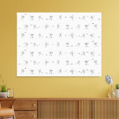Astronaut Canvas Print (Insitu (Woonkamer))