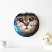 Astronaut Cat Grote Klok (Huis)