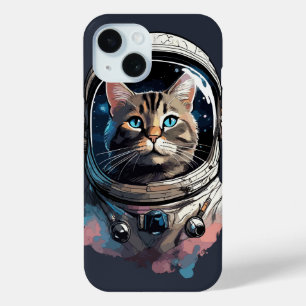 Astronaut Cat in Space Waterverf Kunst