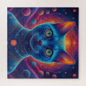 Astronaut Cat Legpuzzel (Horizontaal)