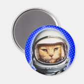 Astronaut Cat Magneet (Voorkant / Achterkant)